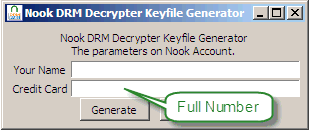 Nook DRM Decrypter