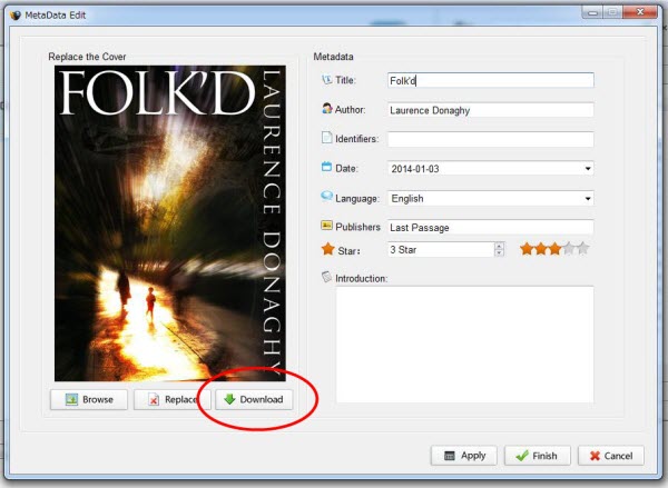 download ebook cover to ePub